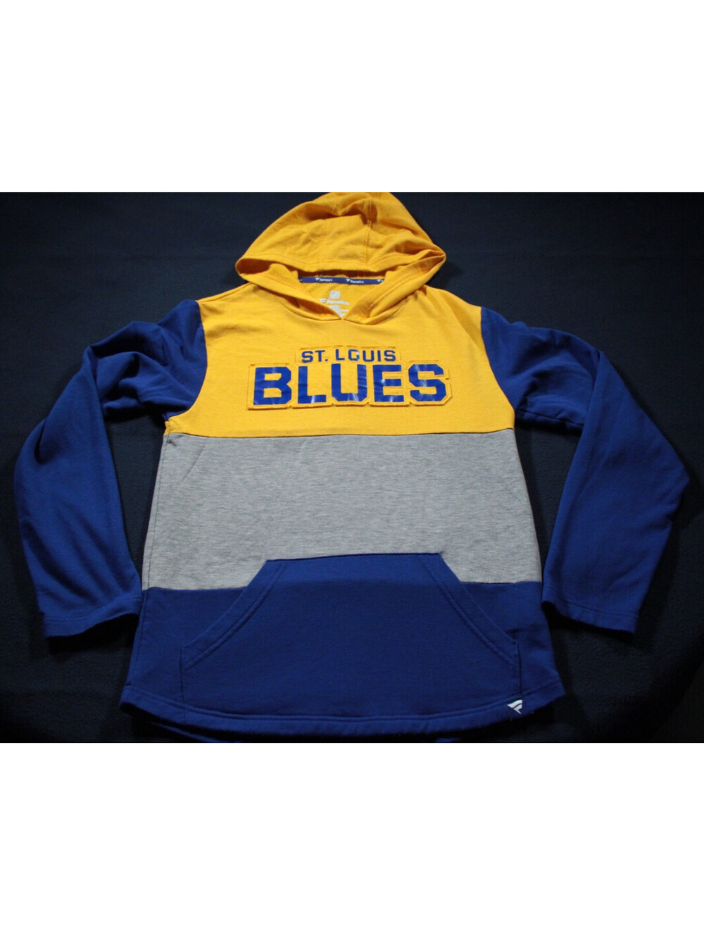 St. Louis Blues Hooded Shirt Hoodie XL NHL Hockey Fanatics S
